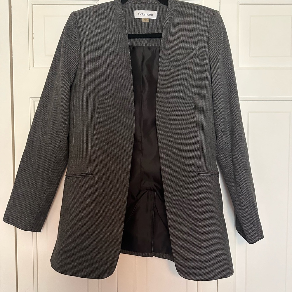 Calvin Klein Women's Charcoal Blazer